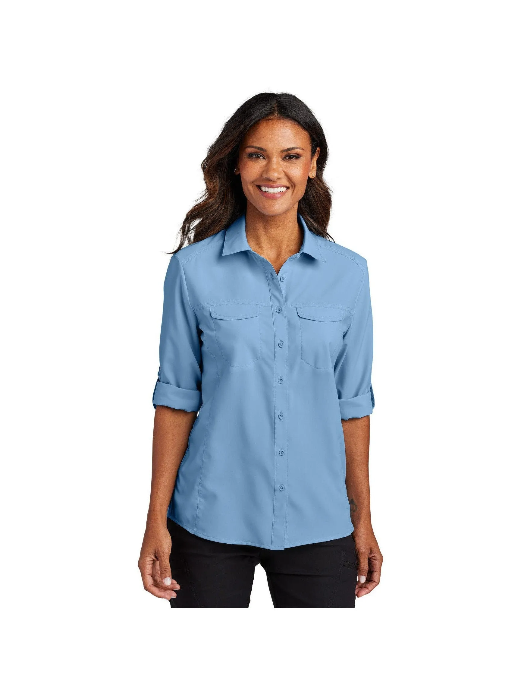 Port Authority Ladies Long Sleeve UV Daybreak Shirt