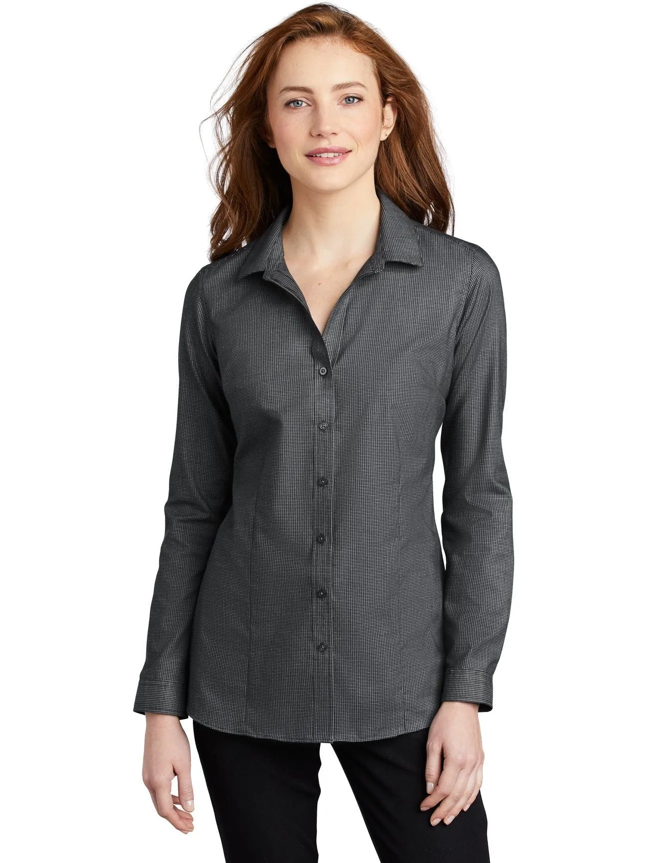 Port Authority Ladies Pincheck Easy Care Shirt