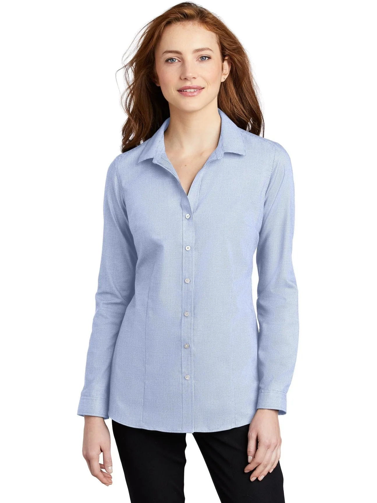 Port Authority Ladies Pincheck Easy Care Shirt