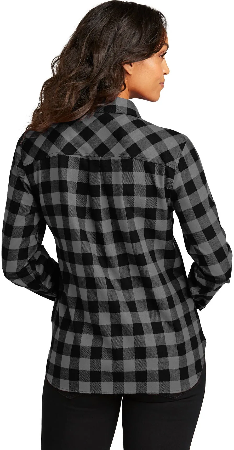 Port Authority Ladies Plaid Flannel Shirt