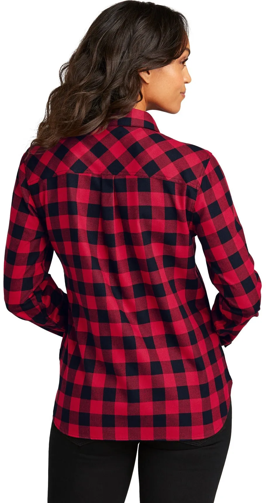 Port Authority Ladies Plaid Flannel Shirt