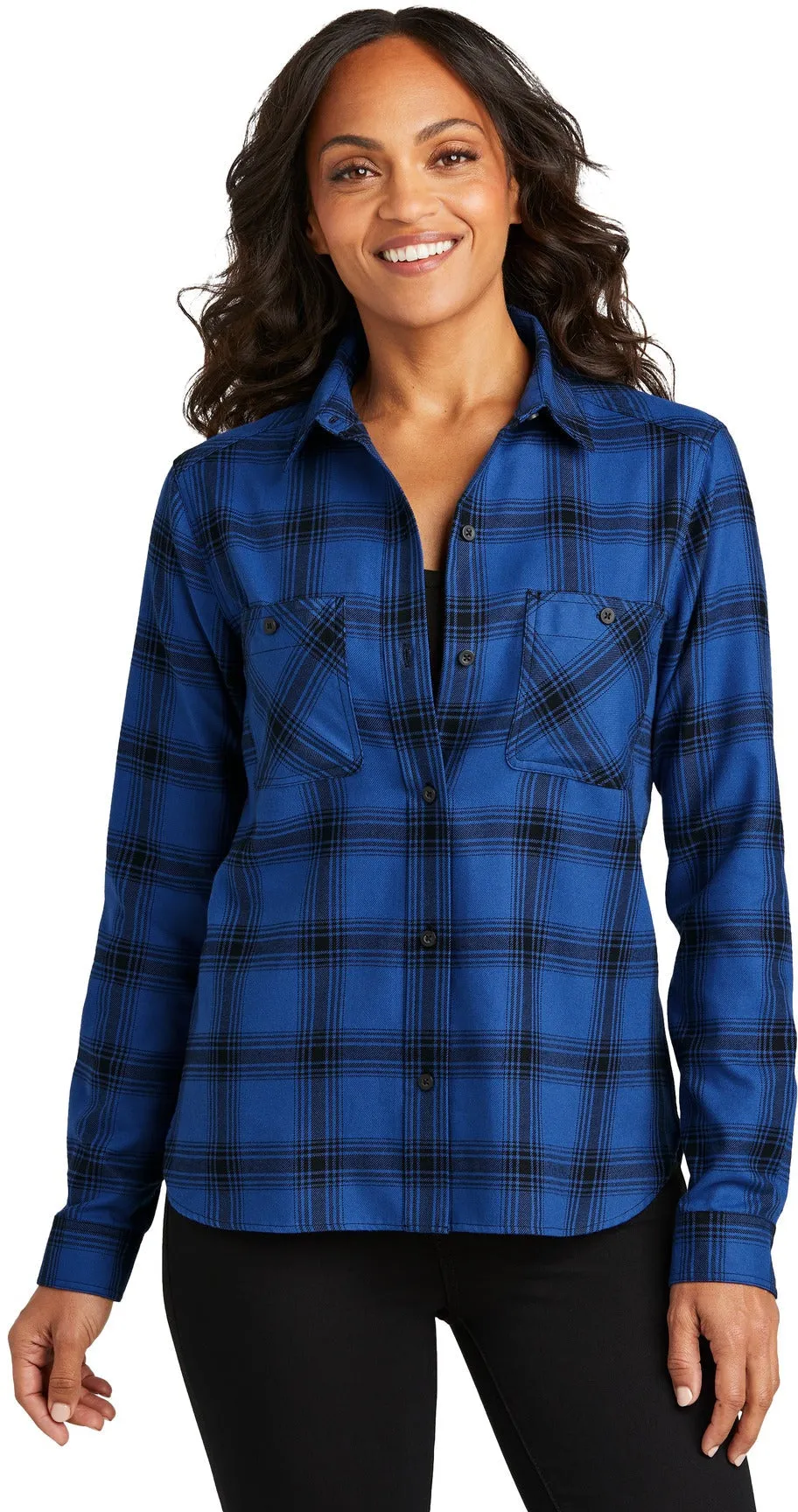 Port Authority Ladies Plaid Flannel Shirt