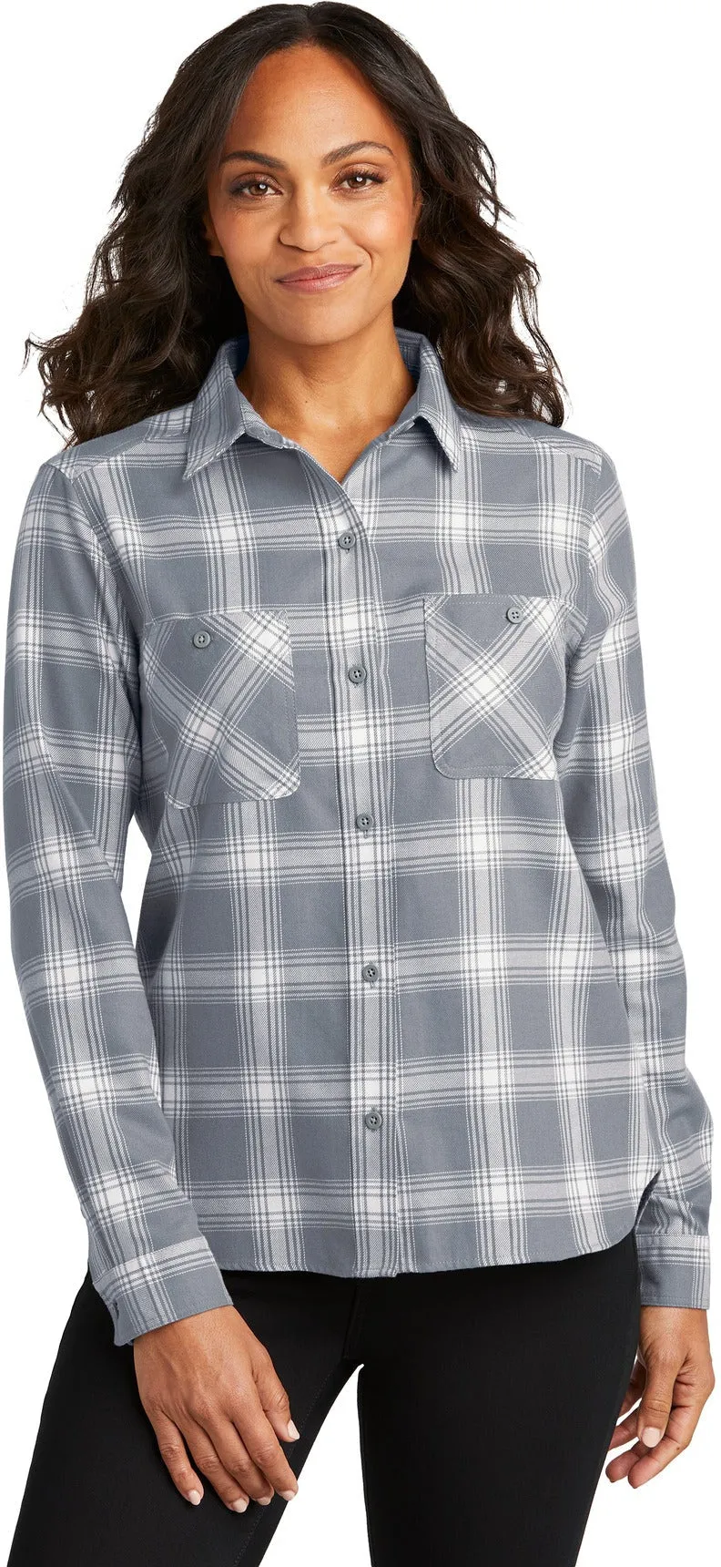 Port Authority Ladies Plaid Flannel Shirt