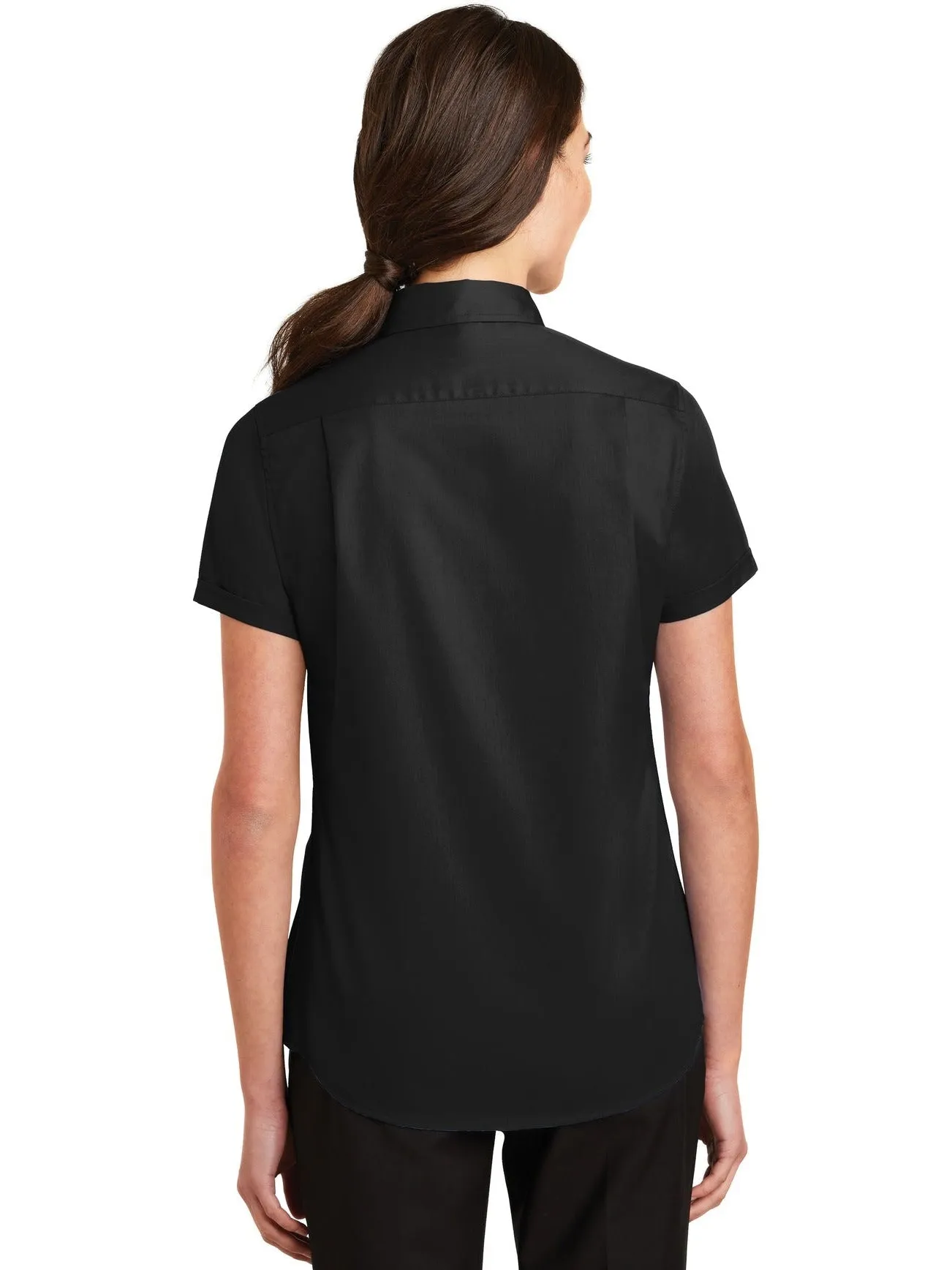 Port Authority Ladies Short Sleeve SuperProTwill Shirt