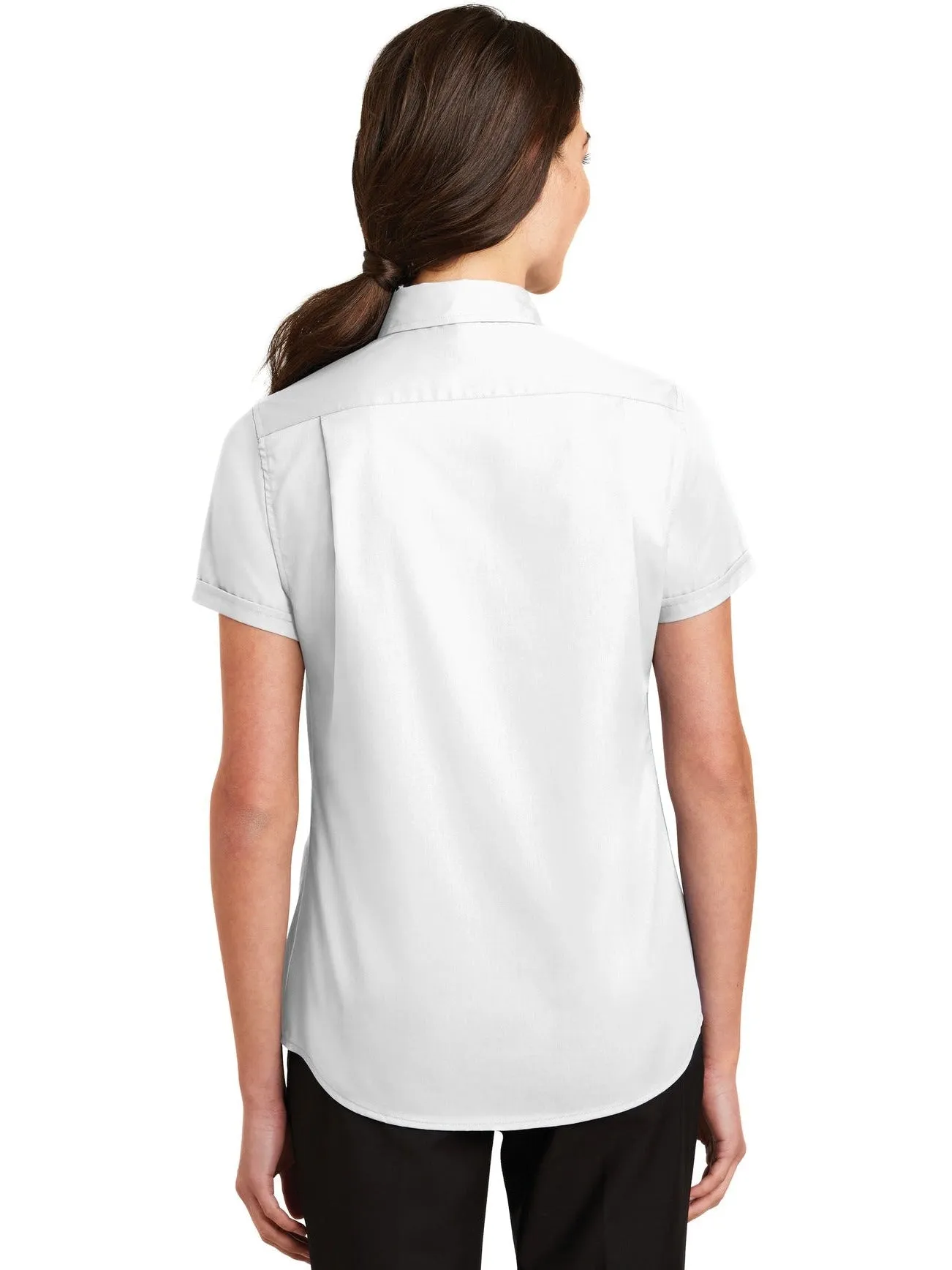 Port Authority Ladies Short Sleeve SuperProTwill Shirt
