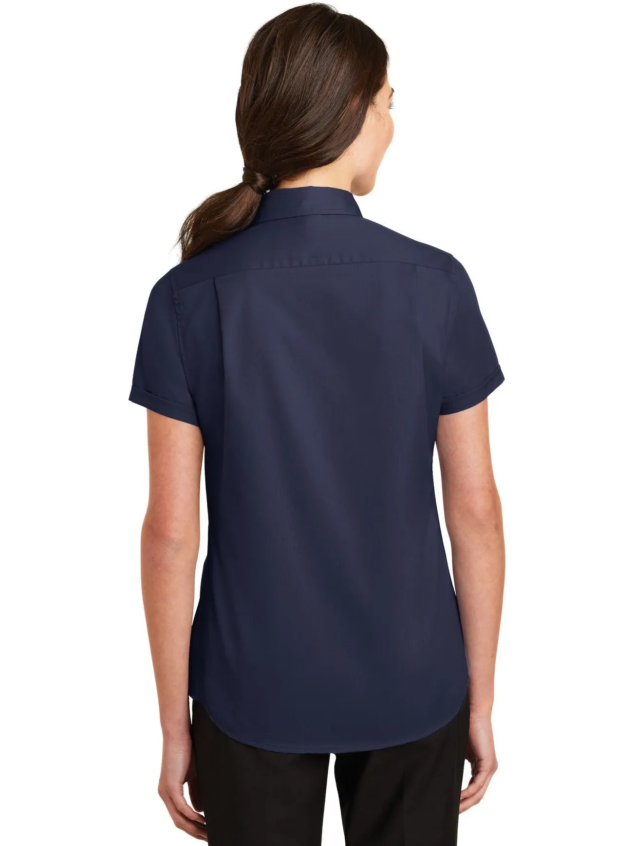 Port Authority Ladies Short Sleeve SuperProTwill Shirt