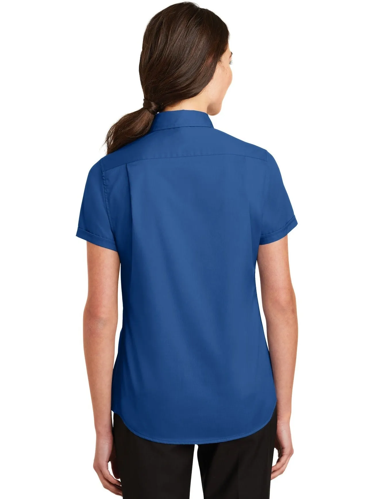 Port Authority Ladies Short Sleeve SuperProTwill Shirt