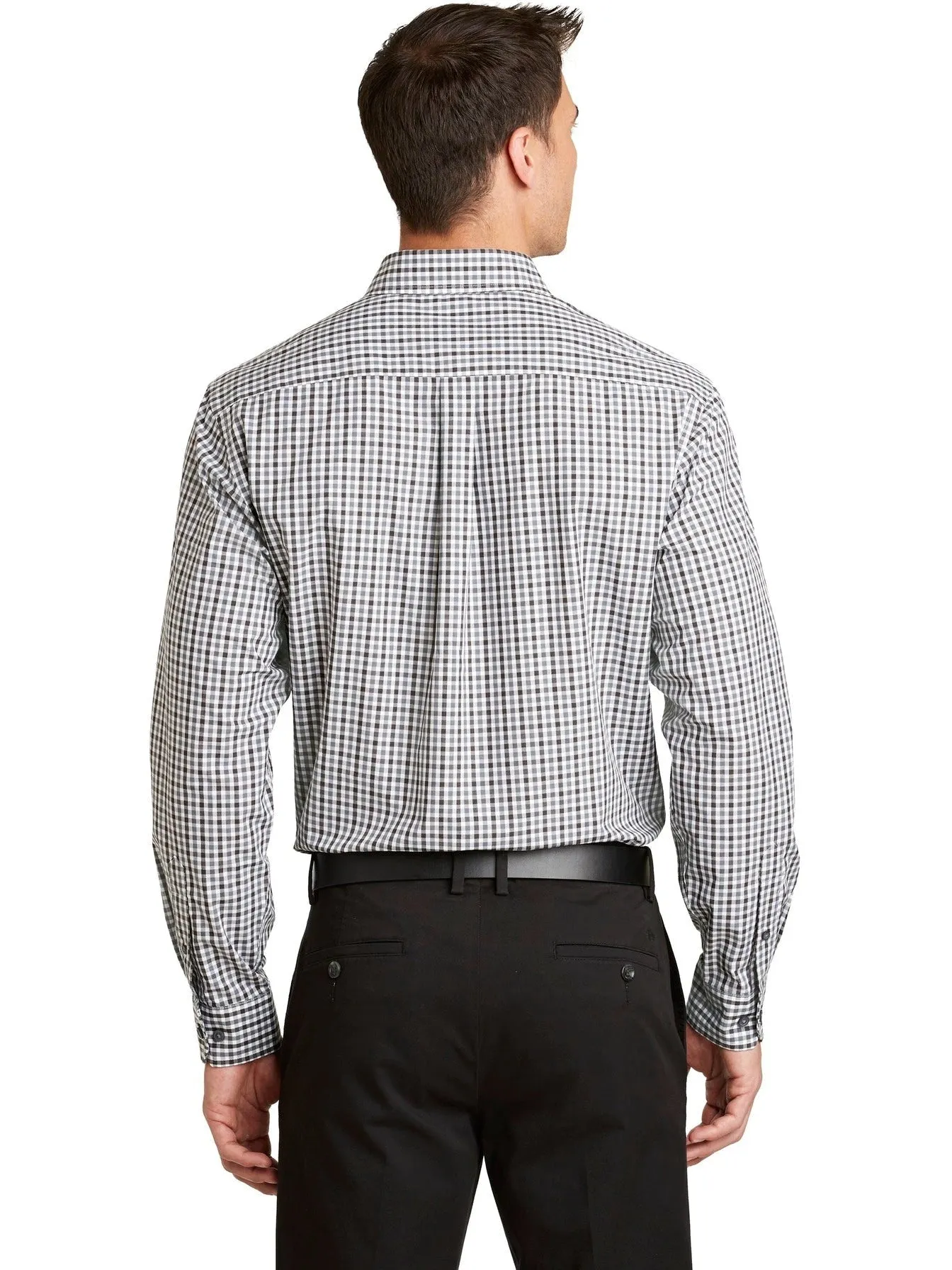 Port Authority Long Sleeve Gingham Easy Care Shirt