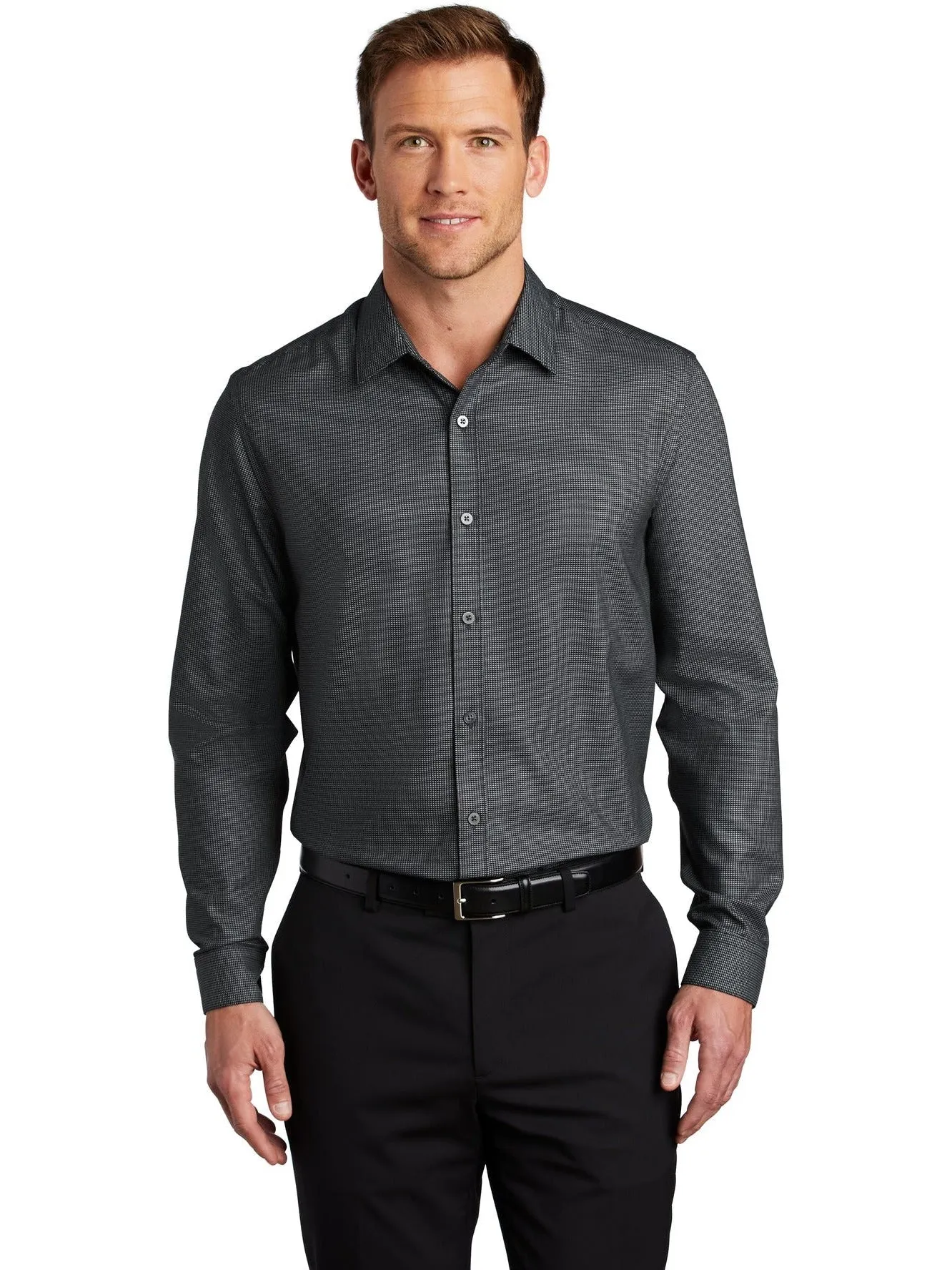 Port Authority Pincheck Easy Care Shirt