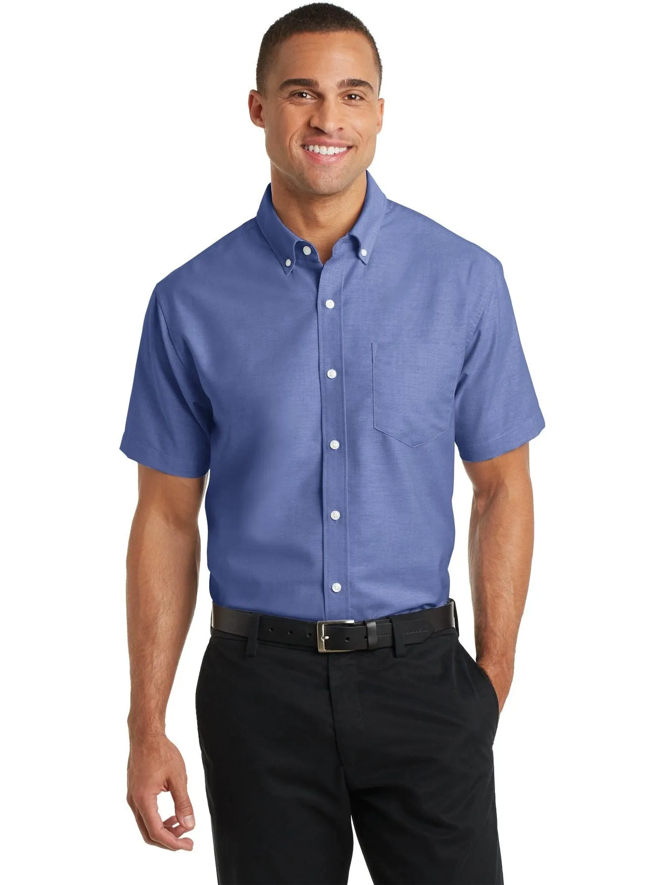 Port Authority Short Sleeve SuperPro Oxford Shirt