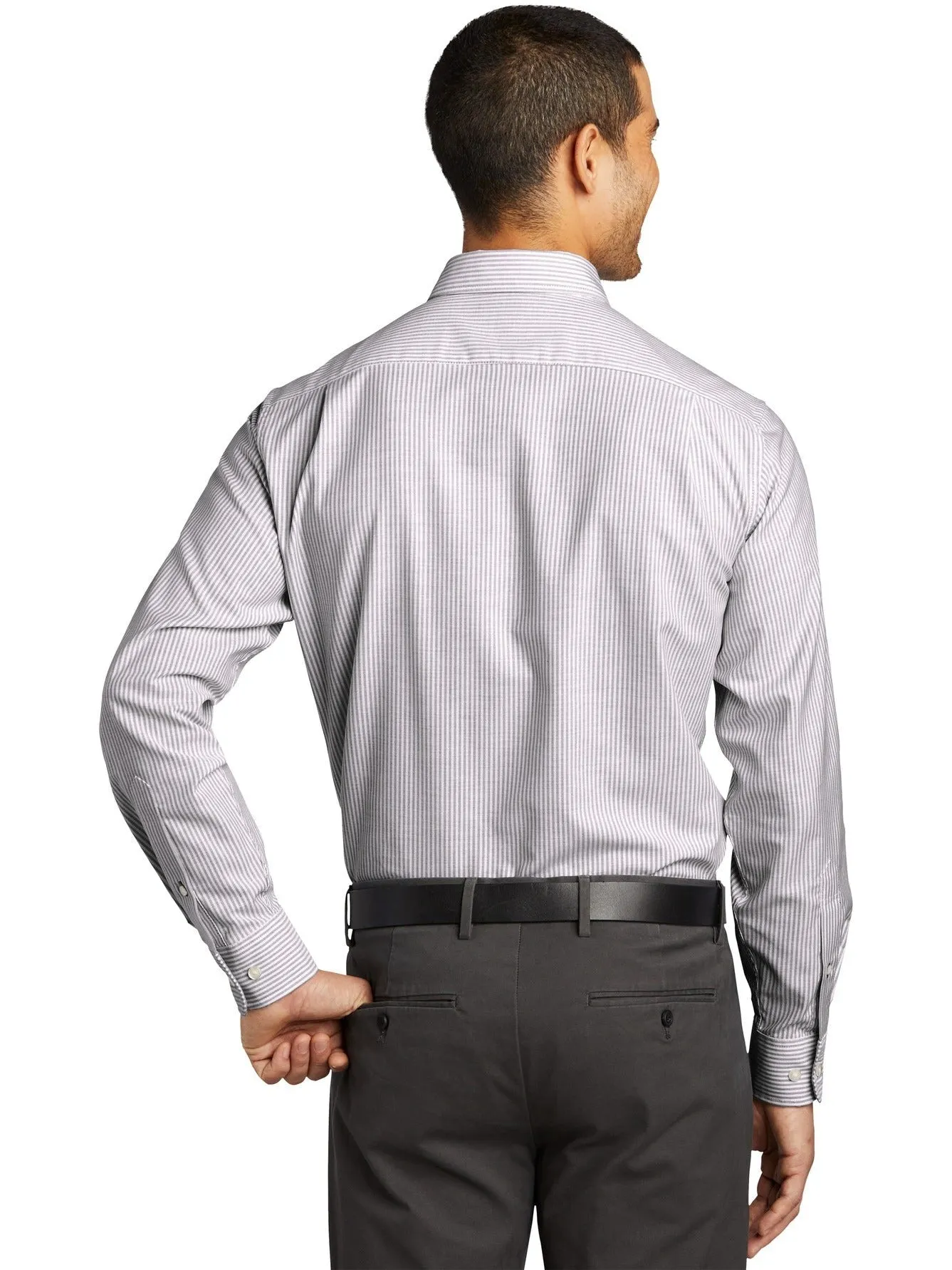 Port AuthoritySuperProOxford Stripe Shirt