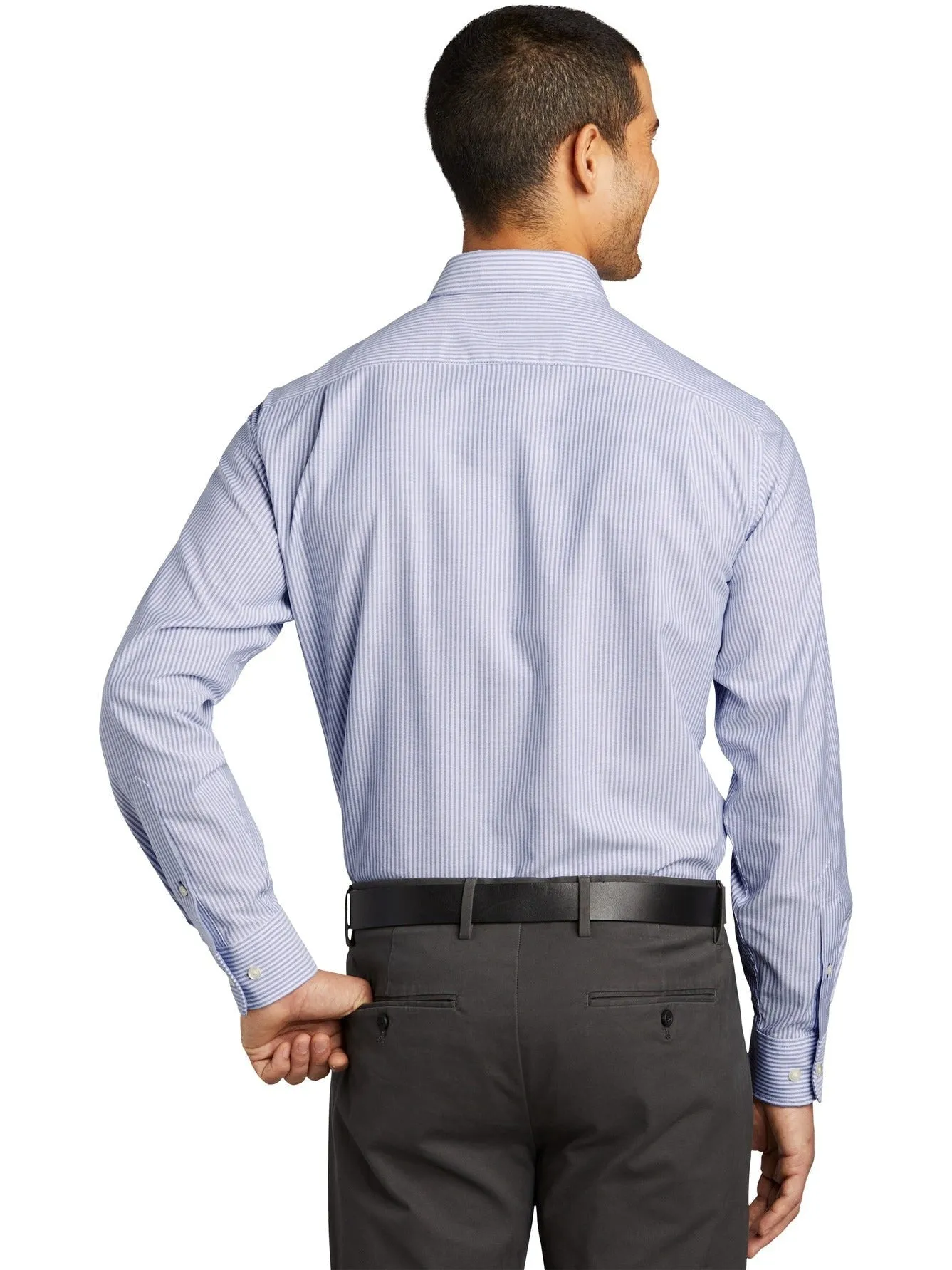 Port AuthoritySuperProOxford Stripe Shirt