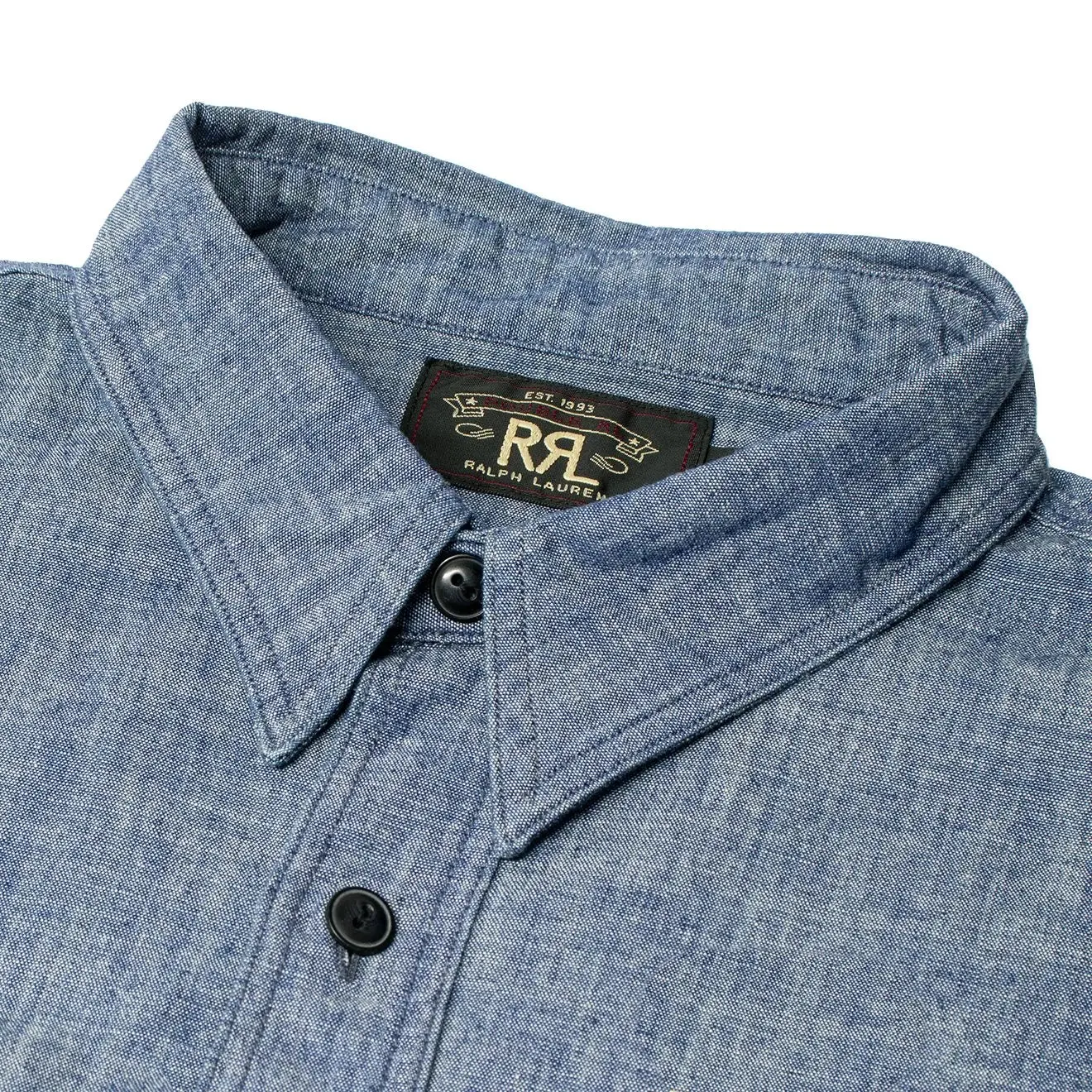 RRL by Ralph Lauren Cameron Workshirt Chambray L/S Rinse