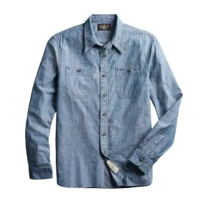 RRL by Ralph Lauren Cameron Workshirt Chambray L/S Rinse