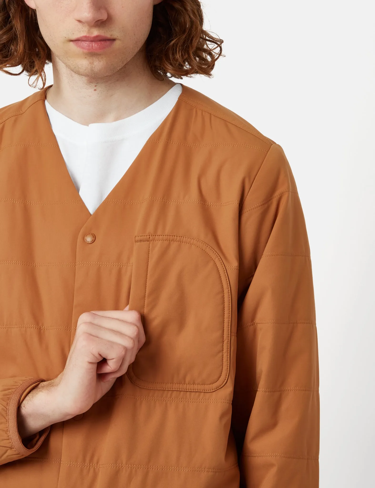 Snow Peak Flexible Insulated Cardigan - Brown