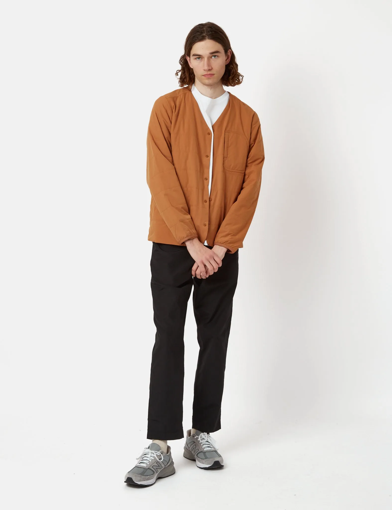 Snow Peak Flexible Insulated Cardigan - Brown