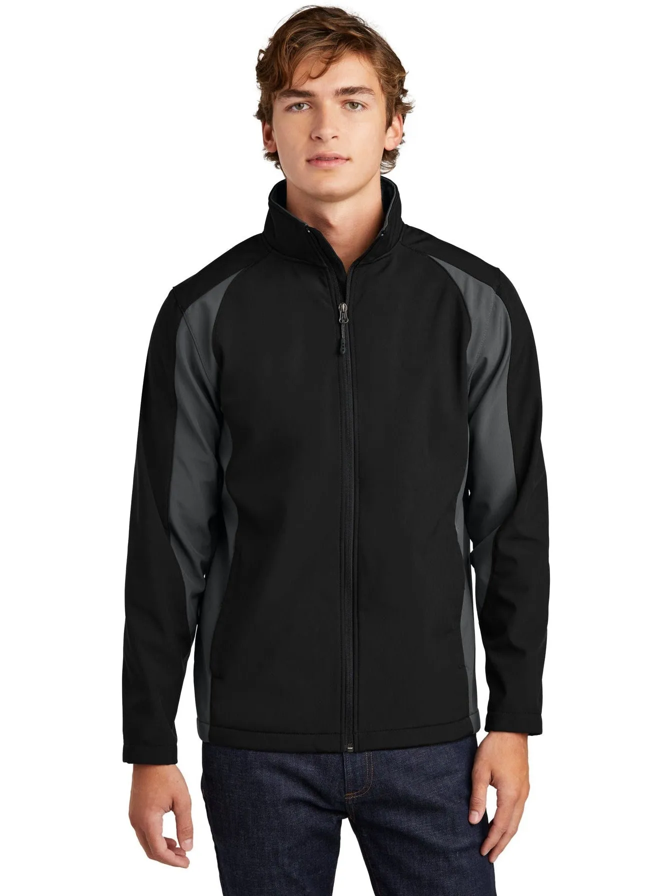 Sport-Tek Colorblock Soft Shell Jacket