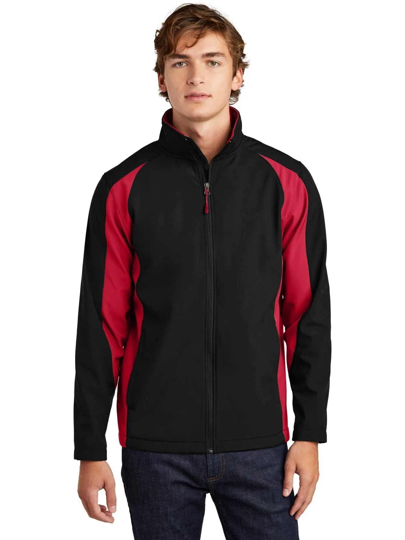 Sport-Tek Colorblock Soft Shell Jacket