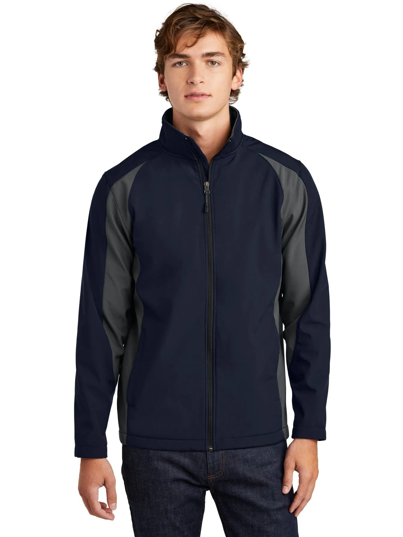 Sport-Tek Colorblock Soft Shell Jacket