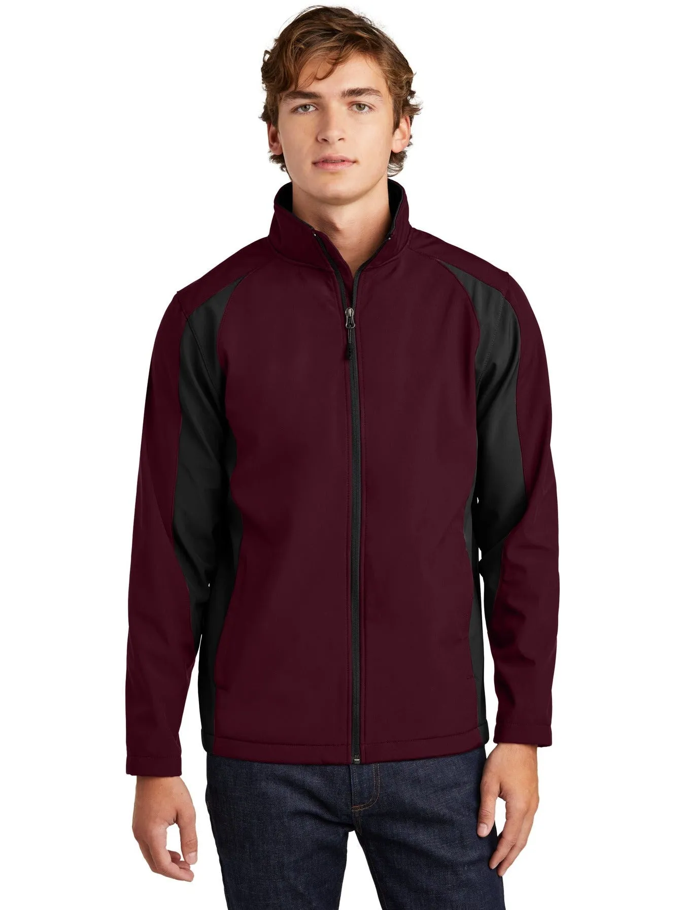 Sport-Tek Colorblock Soft Shell Jacket