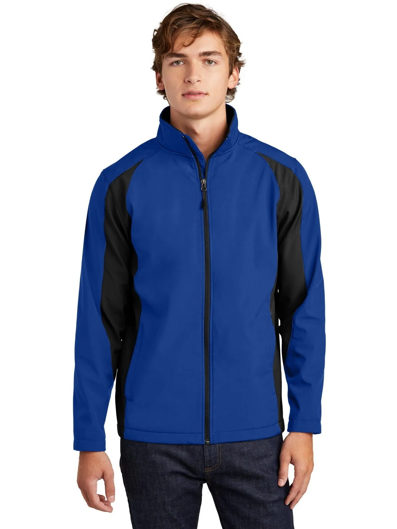 Sport-Tek Colorblock Soft Shell Jacket