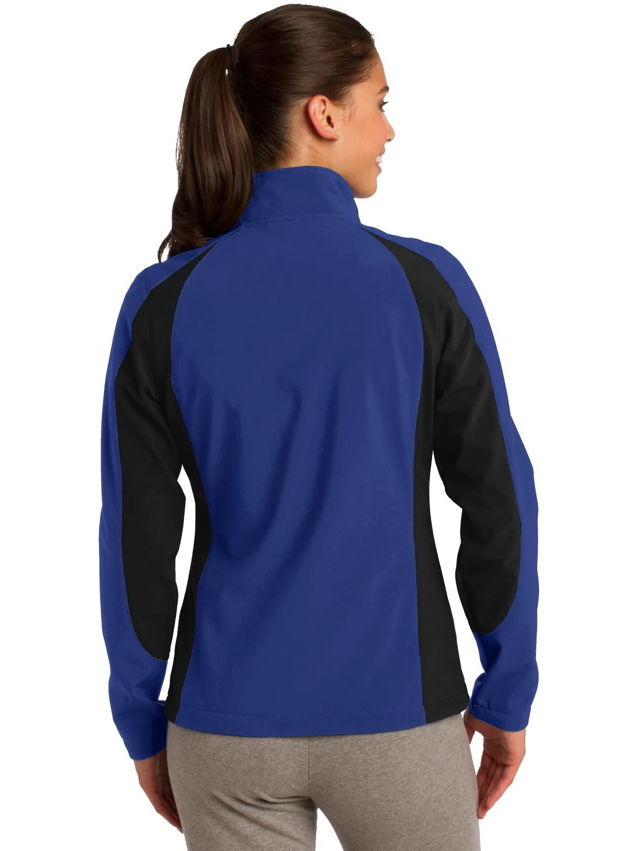 Sport-Tek Ladies Colorblock Soft Shell