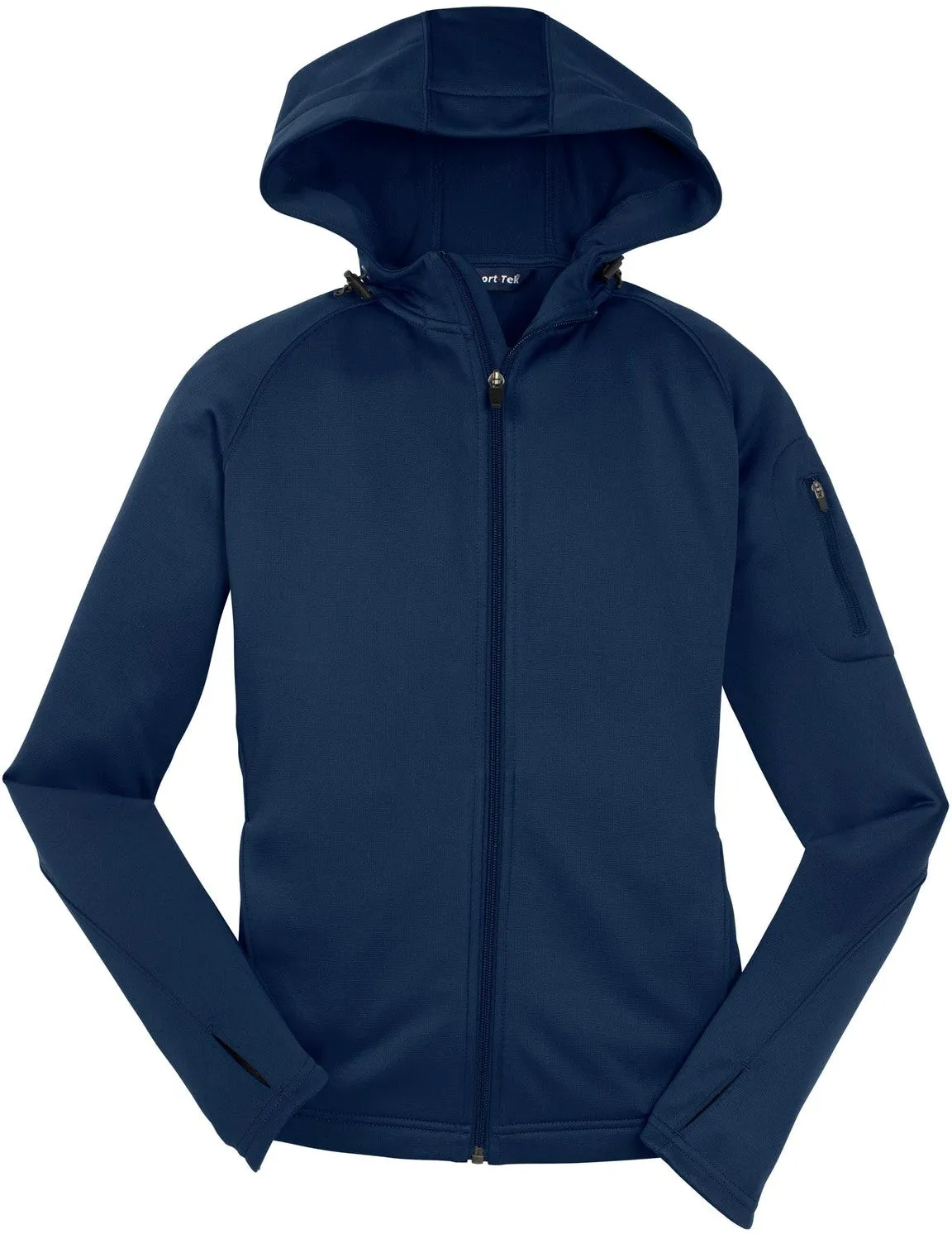 Sport-Tek Ladies Tech Fleece Full-Zip Hooded