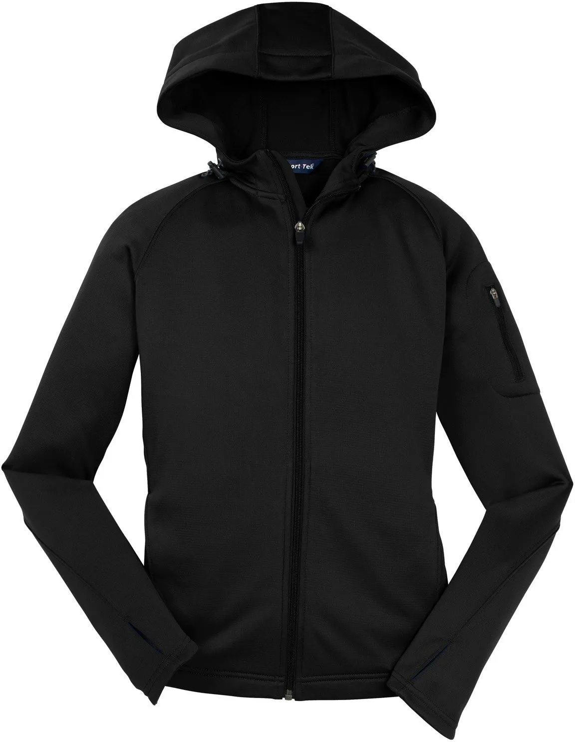 Sport-Tek Ladies Tech Fleece Full-Zip Hooded