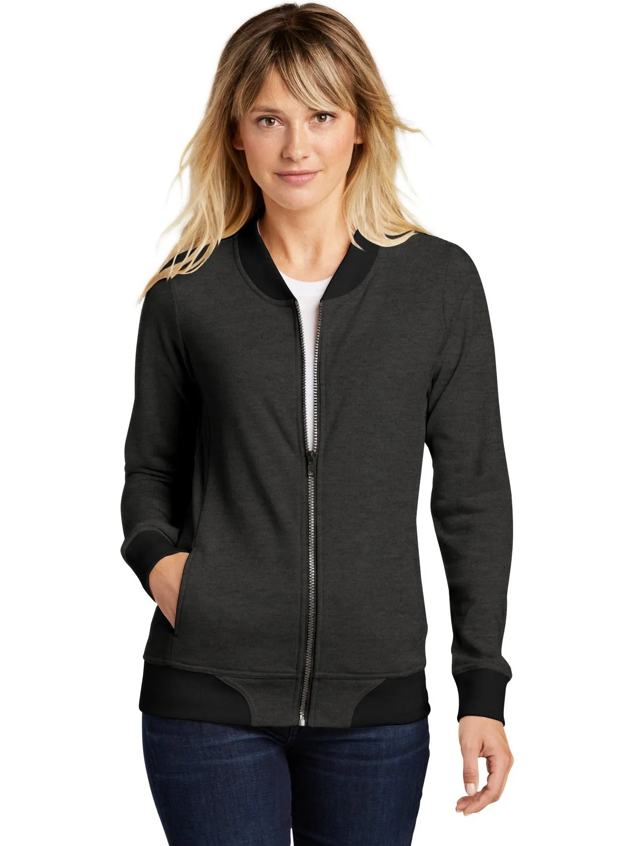 Sport-TekLadies Lightweight French Terry Bomber