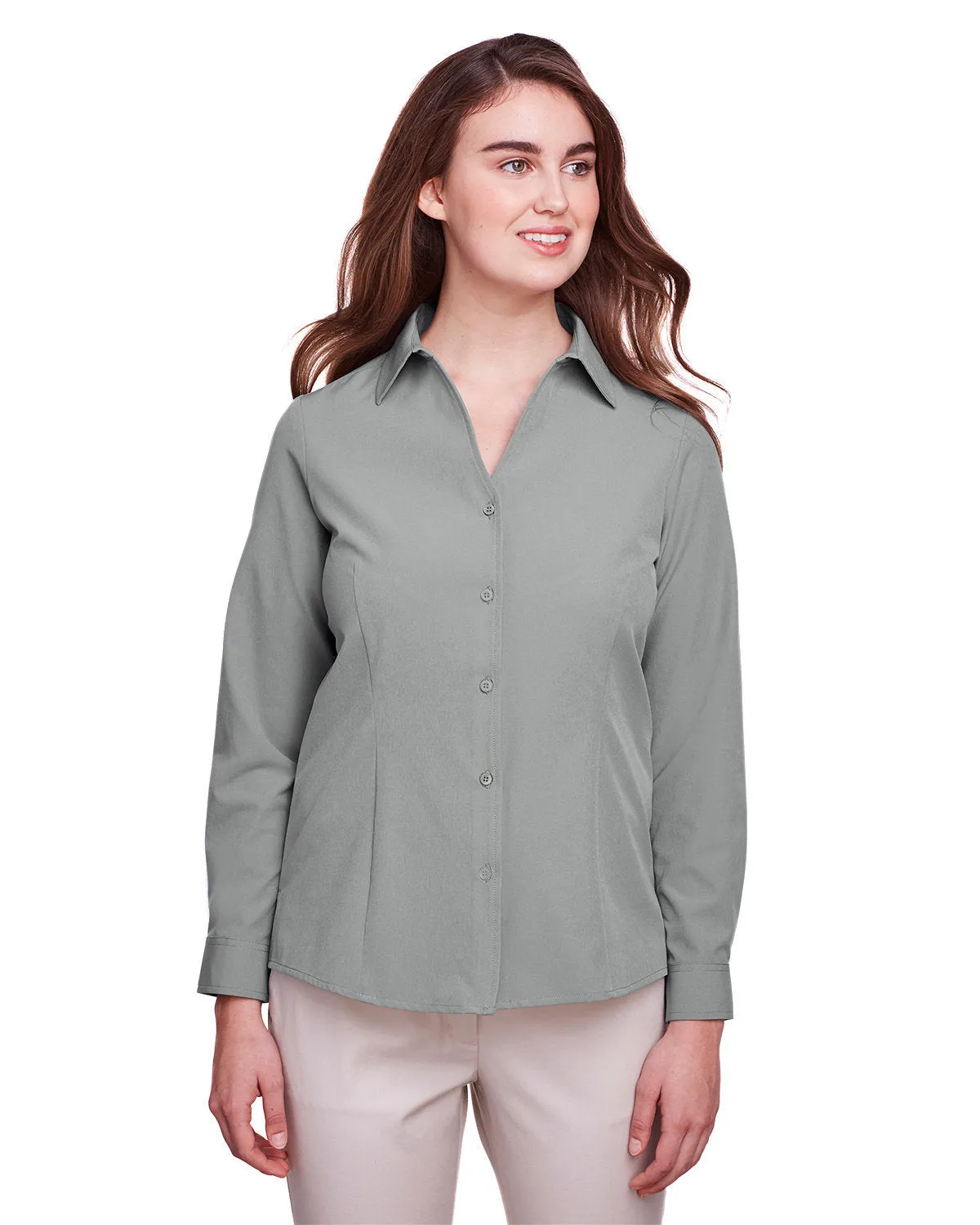 UltraClub Ladies Bradley Performance Woven Shirt