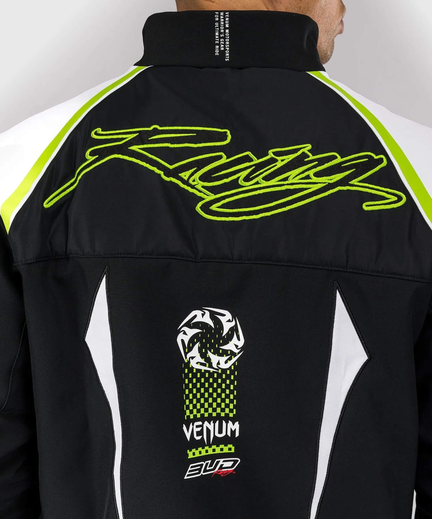 Venum x Bud Racing Men’s Jacket - Black/White/Lime Green