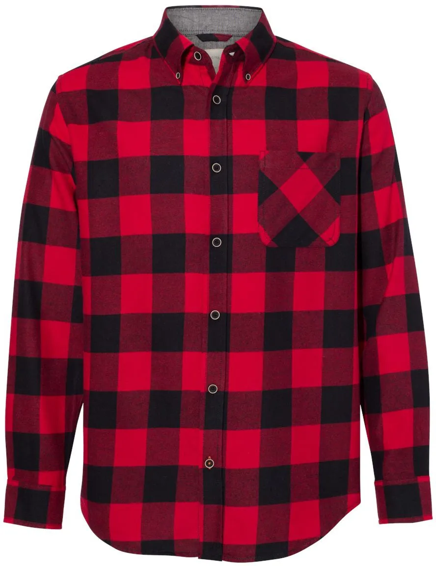 Weatherproof Vintage Brushed Flannel Long Sleeve Shirt