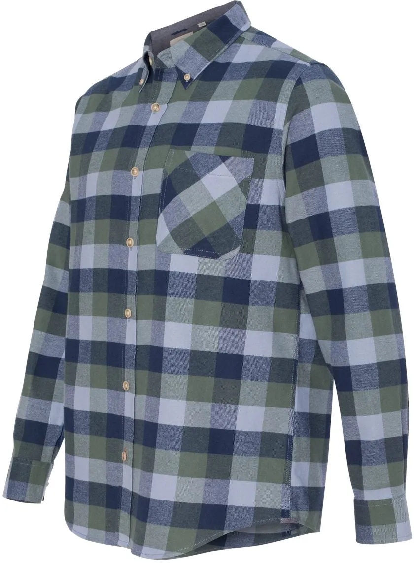 Weatherproof Vintage Brushed Flannel Long Sleeve Shirt